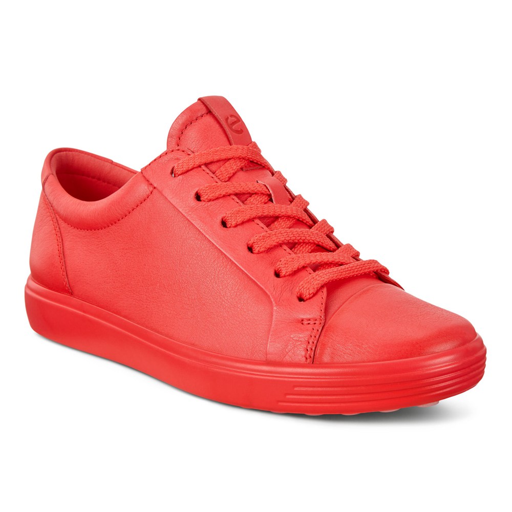 Tenis Mujer - ECCO Soft 7 - Rojos - XOT513647